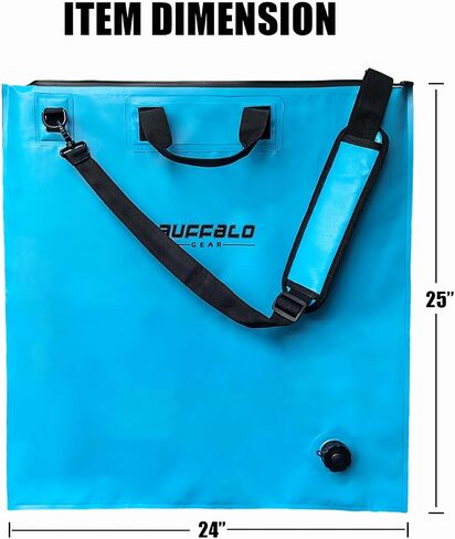 Buffalo Gear Fish Tournament Weigh in Bag for Bass Fishing, Heavy Duty Fish Bag for Caught Fish Waterproof,Leakproof,Puncture Resistant in Saudi Arabia