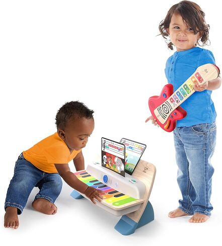 لعبة Baby Einstein Together in Tune Piano، لعبة موسيقية خشبية لاسلكية آمنة للأطفال الصغار، مجموعة Magic Touch، لعمر 12 شهرًا فما فوق in Kuwait