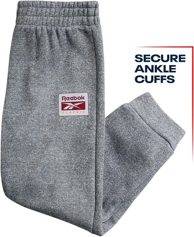 Reebok Baby Boys' Jogger Set - 3 Piece Fleece Sweatsuit Playwear Set (Size: 12M-7) in Saudi Arabia