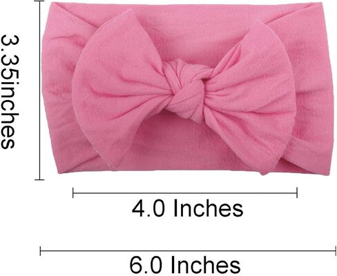 شو واي 18 قطعة من عصابات الرأس المصنوعة من النايلون لحديثي الولادة، ربطات شعر مرنة ناعمة لحديثي الولادة والرضع والأطفال الصغار in Kuwait