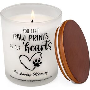 Pet Memorial Gifts Scented Candle - Dog Memorial Gifts for Loss of Dog, Pet Loss Gifts and Loss of Dog Sympathy Gift, Dog Bereavement Gifts for Loss of Pet, Cat Memorial Gifts, Dog Passing Away Gifts in Saudi Arabia