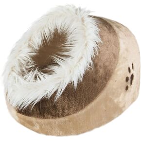 TRIXIE Pet Products Minou Cuddly Cave, Beige/Brown in Saudi Arabia
