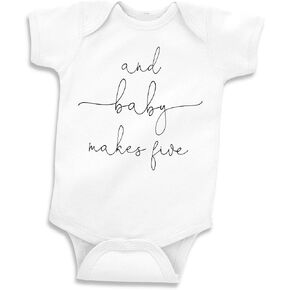 Bump and Beyond Designs Pregnancy Announcement, Baby Makes Five