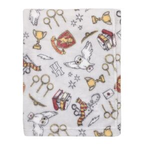Warner Brothers Harry Potter Magical Moments Grey and White Super Soft Baby Blanket in Saudi Arabia