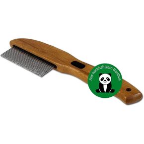 alcott Bamboo Groom Rotating Pin Comb with 31 Rounded Pins for Pets in Kuwait