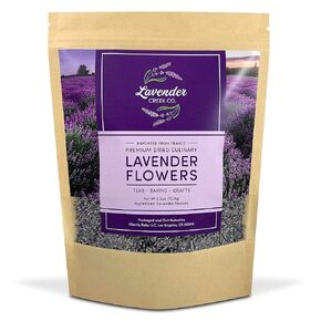 Dried Culinary Lavender Buds | Food Grade Herb for Baking, Loose Leaf Tea, Cocktails (Gluten Free, Vegan, Raw, Smokable) | Apothecary Supplies, Potpourri, Sachet Bags, Bath Bombs | US Veteran Business in Saudi Arabia