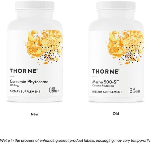 Thorne Research - Meriva-SR - (يحتوي على الصويا) - مكمل الكركمين النباتي - 120 كبسولة (تركيبة قديمة) in Kuwait