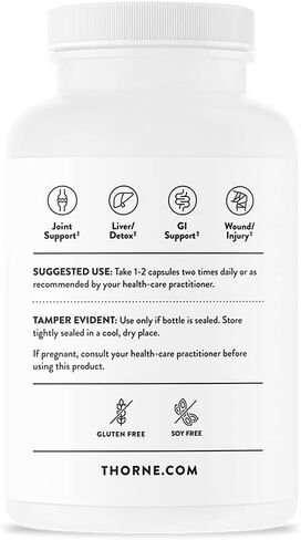 Thorne Research - Meriva-SR - (يحتوي على الصويا) - مكمل الكركمين النباتي - 120 كبسولة (تركيبة قديمة) in Kuwait