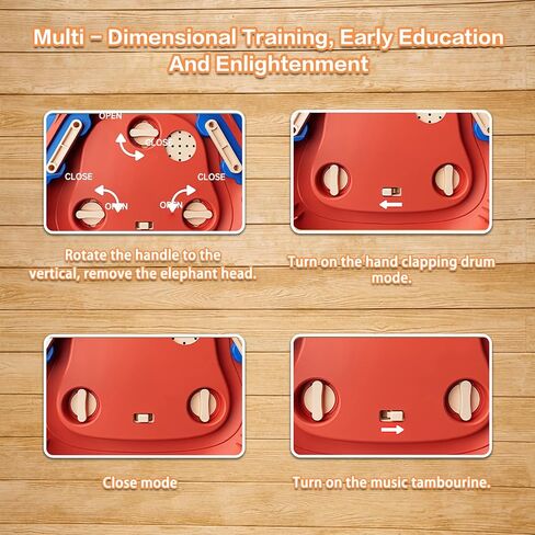 ألعاب مونتيسوري التعليمية من فيستون تودلدرز، لعبة مكعب أنشطة 8 في 1، لعبة مكعبات فرز الأشكال الحسية للأطفال مع الموسيقى والضوء، للأطفال الصغار بعمر 18 شهرًا فما فوق للأولاد والبنات in Kuwait