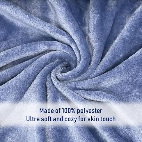 EZ Kitchen Hand Warming Heated Blanket, Soft Fleece Portable USB Power No Battery Outdoor Blanket, Stadium Blanket, Picnic Blanket, Traveling, Camping, Hiking Outdoor Activities Wheelchair, Airy Blue in Saudi Arabia