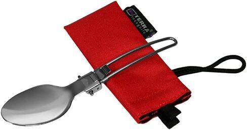 Terra Incognita Foldable Spoon - Portable, Compact, and Versatile Folding Utensil for Camping, Hiking, and Outdoor Activities in Kuwait