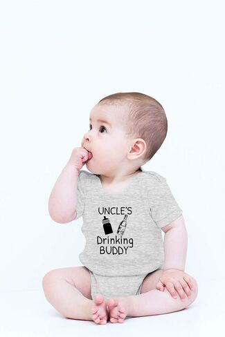 CBTwear Uncle's Drinking Buddy Funny Baby Bodysuit in Saudi Arabia