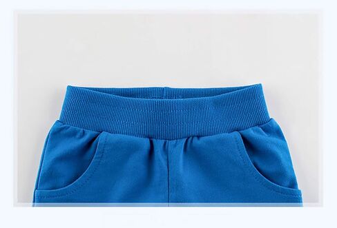 Toddler Boys Summer Knit Shorts with Pocket, 2/3/4 Pack Baby Pull-On Soft Active Shorts in Saudi Arabia