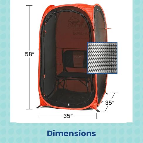 Under the Weather MeshPod 1-Person Pop-up Fine-Gauge Mesh Weather Pod. The Original, Patented WeatherPod in Kuwait