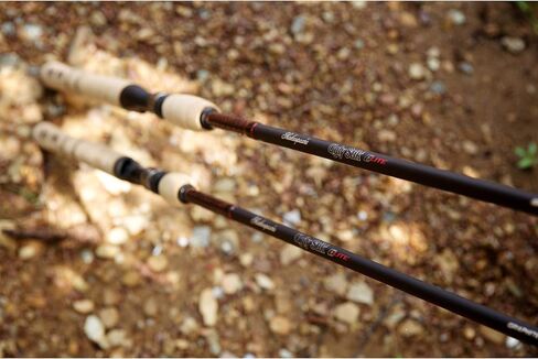 Ugly Stik 9’ Elite Salmon/Steelhead Spinning Rod, Two Piece Salmon/Steelhead Rod, 4-10lb Line Rating, Medium Light Rod Power, Medium Fast Action, 1/8-5/8 oz. Lure Rating,Cream & Black in Saudi Arabia