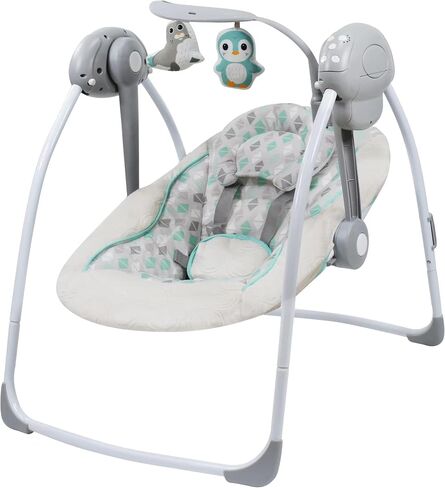 Vannetgo Comfort Portable Swing,Comfort Baby Rocking Chair with Soothing Music，Foldable,Bionic Design, Baby Sleeps Peacefully (25103) in Saudi Arabia
