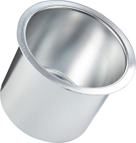Brybelly Poker Table Cup Holder Inserts - Durable and Rust-Proof, Drop-In Table Cup Holder for 3.375" Hole - 3" Deep with 3.25" Inside Diameter - Vivid Black Aluminium, Pack of 10 in Saudi Arabia