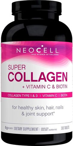 Super Collagen Super Collagen + C Supplement Tablet (360Count), 360Count (Packaging may Vary) in Kuwait