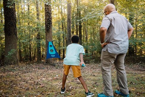ENO - TrailFlyer Outdoor Game - Outdoor Accessories for Hiking, Camping, Beach, and Festivals - Navy/Seafoam in Saudi Arabia