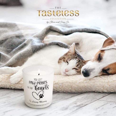 Pet Memorial Gifts Scented Candle - Dog Memorial Gifts for Loss of Dog, Pet Loss Gifts and Loss of Dog Sympathy Gift, Dog Bereavement Gifts for Loss of Pet, Cat Memorial Gifts, Dog Passing Away Gifts in Saudi Arabia