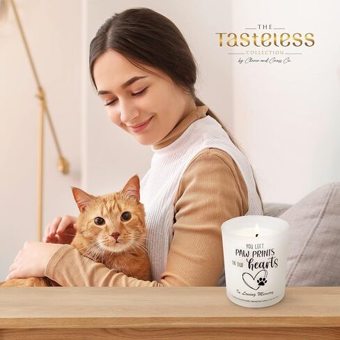 Pet Memorial Gifts Scented Candle - Dog Memorial Gifts for Loss of Dog, Pet Loss Gifts and Loss of Dog Sympathy Gift, Dog Bereavement Gifts for Loss of Pet, Cat Memorial Gifts, Dog Passing Away Gifts in Saudi Arabia