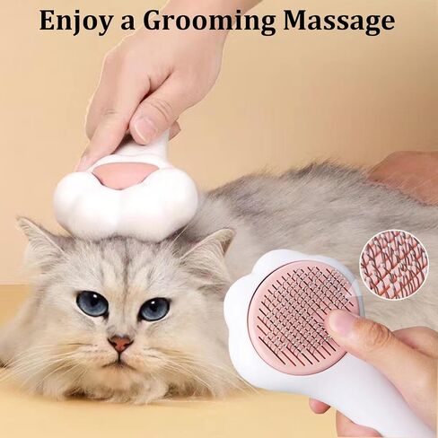 Aeecruny Pet Grooming Tool for Dogs and Cats - Professional Pet Hair Remover Comb, Removes Loose Hair & Tangles, for Cat, Dog, Rabbit in Saudi Arabia