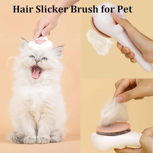 Aeecruny Pet Grooming Tool for Dogs and Cats - Professional Pet Hair Remover Comb, Removes Loose Hair & Tangles, for Cat, Dog, Rabbit in Saudi Arabia
