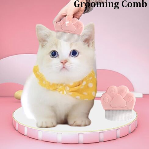 Aeecruny Pet Grooming Tool for Dogs and Cats - Professional Pet Hair Remover Comb, Removes Loose Hair & Tangles, for Cat, Dog, Rabbit in Saudi Arabia