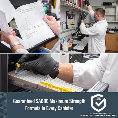 SABRE Pepper Gel With Attachment Clip, 35 Bursts (5x The Competition), 12-Foot (4-Meter) Range, Gel Is Safer, UV Marking Dye, Twist Lock Safety, Patriotic Design in Kuwait