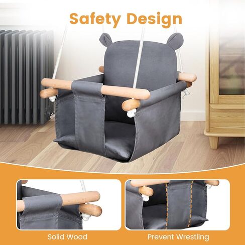 احصل على مقعد وأرجوحة قماشية متأرجحة لطفلك وطفلك في الداخل والخارج من أجل متعة آمنة in Kuwait