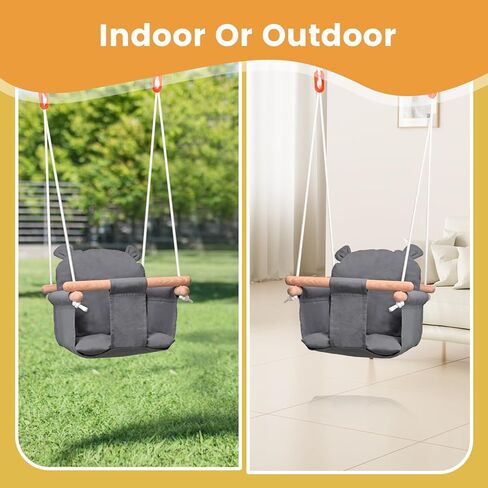 احصل على مقعد وأرجوحة قماشية متأرجحة لطفلك وطفلك في الداخل والخارج من أجل متعة آمنة in Kuwait