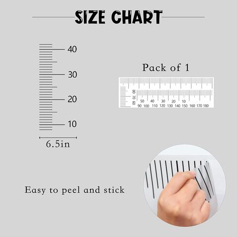 ملصق حائط لمخطط النمو من موويل - ملصق حائط مخطط ارتفاع الطفل، مخطط نمو الارتفاع، ملصقات حائط للاطفال بالانش للمنزل والفصول الدراسية والحضانة وغرفة الاطفال قياس الاطفال الاولاد والبنات in Kuwait