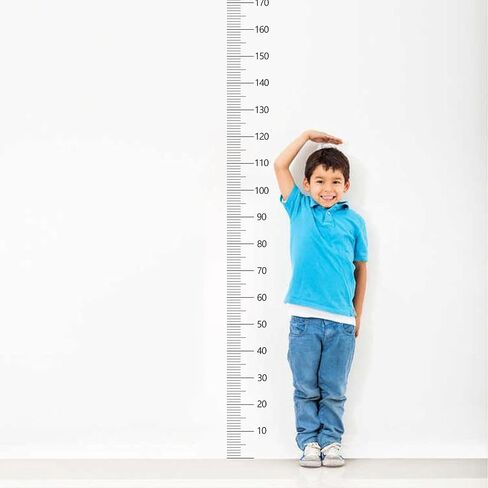 ملصق حائط لمخطط النمو من موويل - ملصق حائط مخطط ارتفاع الطفل، مخطط نمو الارتفاع، ملصقات حائط للاطفال بالانش للمنزل والفصول الدراسية والحضانة وغرفة الاطفال قياس الاطفال الاولاد والبنات in Kuwait