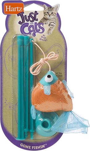 Hartz Just for Cats Gone Fishin Cat Toy | Assorted Colors | 1-Unit in Saudi Arabia