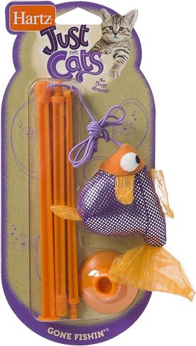 Hartz Just for Cats Gone Fishin Cat Toy | Assorted Colors | 1-Unit in Saudi Arabia