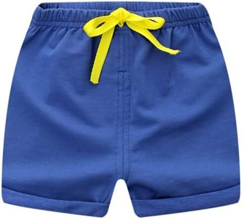 Jagrove Toddler Boys Girls Shorts 3 Pack Little Kids Cotton Sport Jogger Shorts Summer Solid Color Active Short Pants in Kuwait