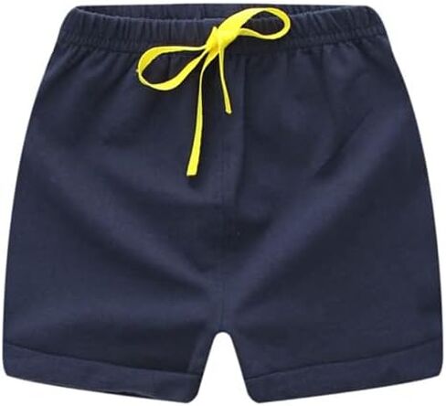 Jagrove Toddler Boys Girls Shorts 3 Pack Little Kids Cotton Sport Jogger Shorts Summer Solid Color Active Short Pants in Kuwait