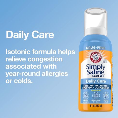 Simply Saline Nasal Mist 3 oz (Pack of 4) in Saudi Arabia