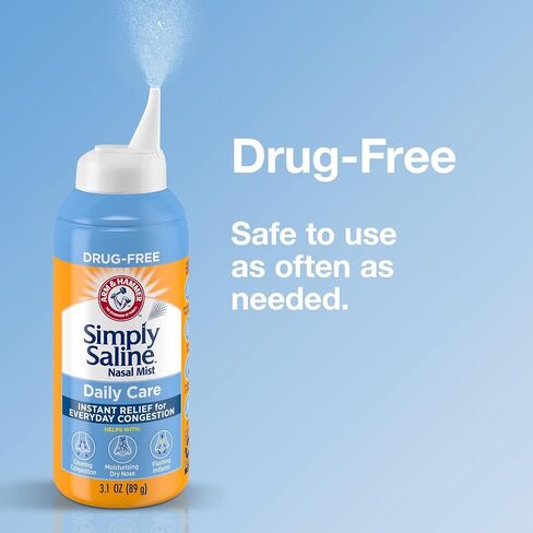 Simply Saline Nasal Mist 3 oz (Pack of 4) in Saudi Arabia