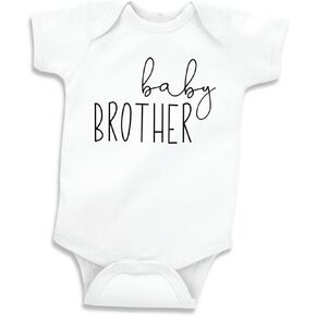Bump and Beyond Designs Little Brother Shirt for Boys Baby Announcement