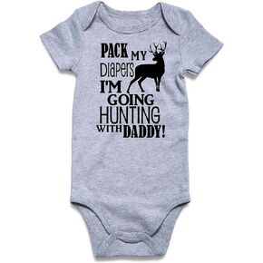 UNIFACO Baby Bodysuit for Boys and Girls, 95% Cotton Graphic Outfit | Soft 95% cotton blend baby bodysuit with playful graphic themes for everyday wear, family photos, baby showers and gifts. in Kuwait