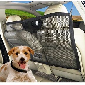 MARBOL Dog Car Carrier Pet Fence Anti-Collision Adjustable Mesh Pet Auto Barrier Safety Isolation Net Pet Protection Keep in Back Seat in Saudi Arabia