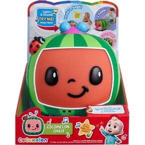 Cocomelon Chase - 3 Ways to Play: Chase, Hide ‘N Seek, Sit ‘N Play - Sensory Play Activities - Plays Clips of Songs, ‘Heads Shoulders Knees and Toes’ & ‘Animal Dance Song’ (CMI0013),Roleplay Toy in Kuwait