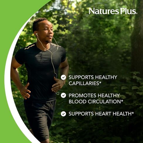 NaturesPlus Rutin 500 mg - 60 Vegetarian Tablets - Vascular & Blood Health Bioflavonoid Supplement - Supports Healthy Capillaries - Antioxidant - Gluten-Free - 60 Servings in Saudi Arabia