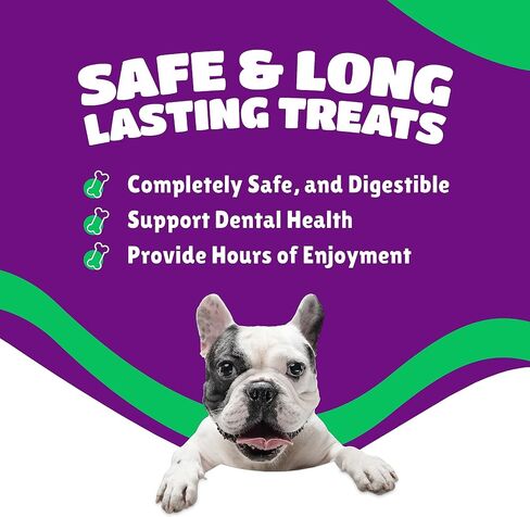 Dog Bones for Aggressive Chewers, Knee Caps for Dogs, Beef Bones for Large Dogs, Medium, and Small, Long Lasting Knee Bone for Dog, 10 Count in Kuwait