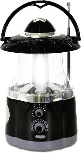 Northpoint Multifunctional Radio Camping Lantern, Battery Powered, LED Lantern, Tent Light, Perfect Lantern Flashlight for Hurricane, Emergency, Survival Kits, Hiking, Fishing, Home Decor. in Saudi Arabia