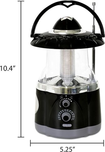 Northpoint Multifunctional Radio Camping Lantern, Battery Powered, LED Lantern, Tent Light, Perfect Lantern Flashlight for Hurricane, Emergency, Survival Kits, Hiking, Fishing, Home Decor. in Saudi Arabia
