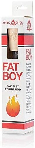 عصا فيررو من أركيديا Gear Fat Boy | كبيرة جدًا 3/4 بوصة عمق × 6 بوصة | أداة النجاة طويلة الأمد in Saudi Arabia