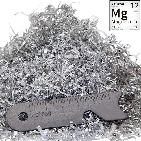 Magnesium Chips Shavings Fire Starter Kit Big Package, 99.9% Purity, Net Weight 130g, Emergency Fire Starting, Wilderness Outdoor, Camping Hiking, Jungle Survival, Package Dimensions 9''x5.5''x2.2'' in Kuwait