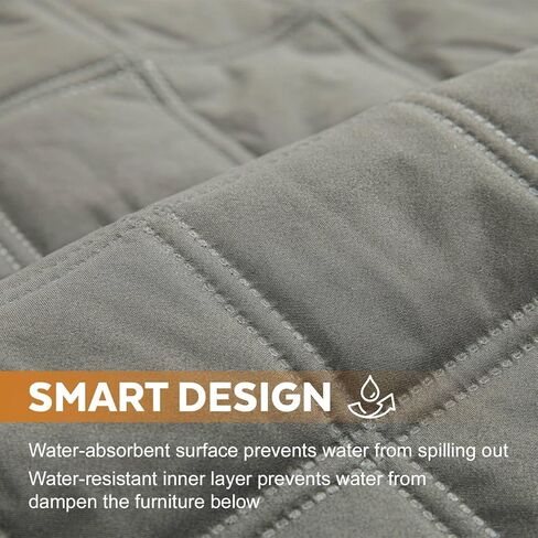 DOCABU Waterproof and Anti-Slip Dog Bed Cover Rug Pads for Couch Protection Reuseable Mattress Protector Furniture Sofa Bed Cover Dog Bed Blanket Multiple Sizes, Machine Washable in Kuwait